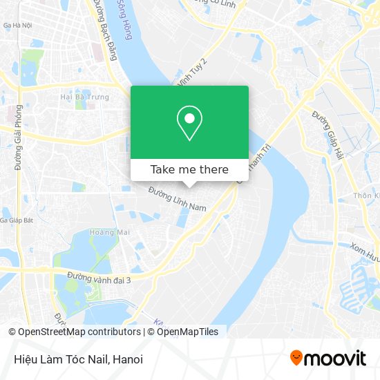 Hiệu Làm Tóc Nail map