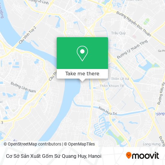 Cơ Sở Sản Xuất Gốm Sứ Quang Huy map