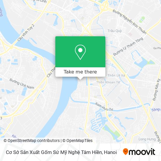 Cơ Sở Sản Xuất Gốm Sứ Mỹ Nghệ Tâm Hiền map