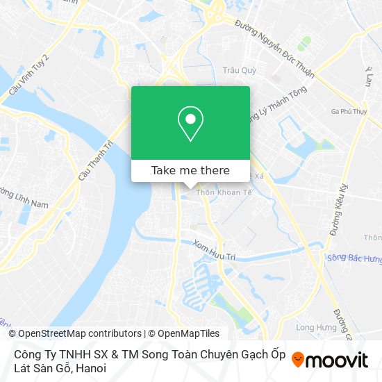 Công Ty TNHH SX & TM Song Toàn Chuyên Gạch Ốp Lát Sàn Gỗ map