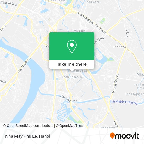 Nhà May Phú Lệ map