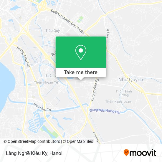 Làng Nghề Kiêu Kỵ map