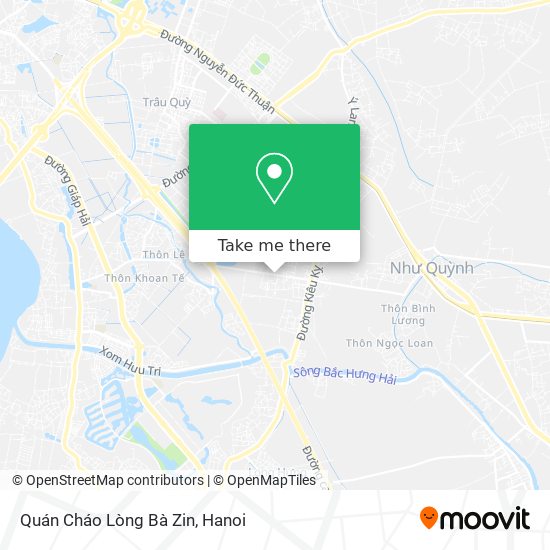 Quán Cháo Lòng Bà Zin map