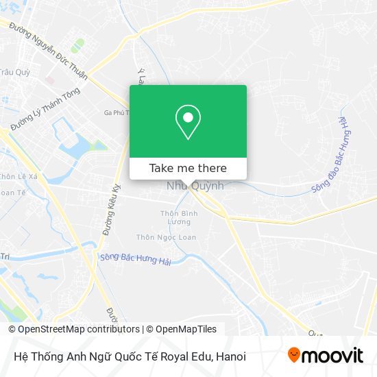 Hệ Thống Anh Ngữ Quốc Tế Royal Edu map