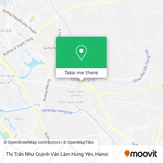 Thị Trấn Như Quỳnh Văn Lâm Hưng Yên map