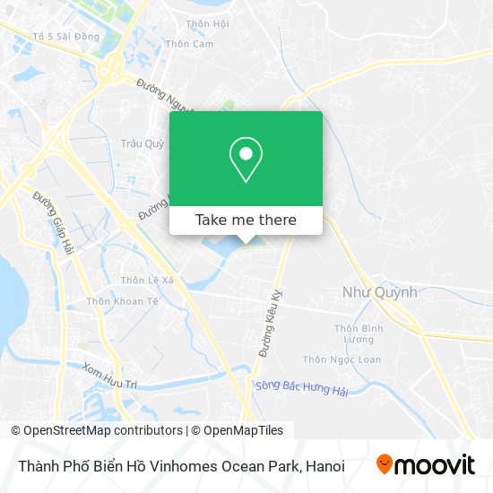 Thành Phố Biển Hồ Vinhomes Ocean Park map