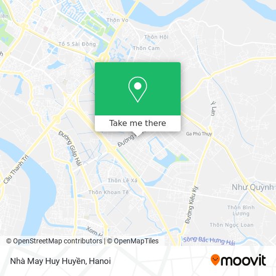 Nhà May Huy Huyền map