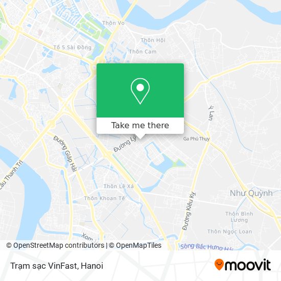 Trạm sạc VinFast map