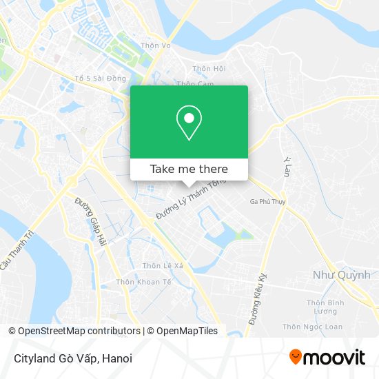 Cityland Gò Vấp map