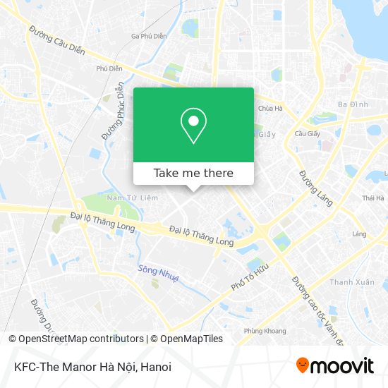 KFC-The Manor Hà Nội map