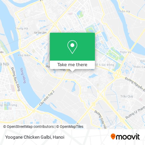Yoogane Chicken Galbi map