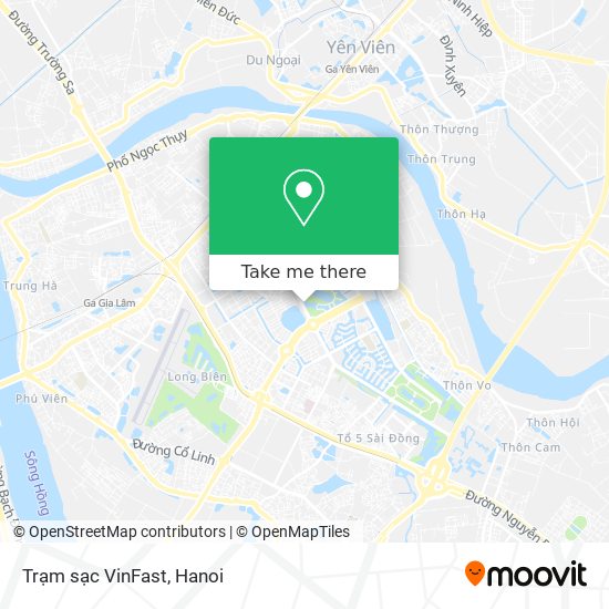 Trạm sạc VinFast map