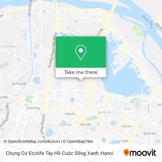 Chung Cư Ecolife Tây Hồ Cuộc Sống Xanh map