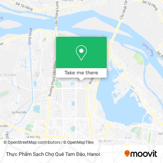 Thực Phẩm Sạch Chợ Quê Tam Đảo map