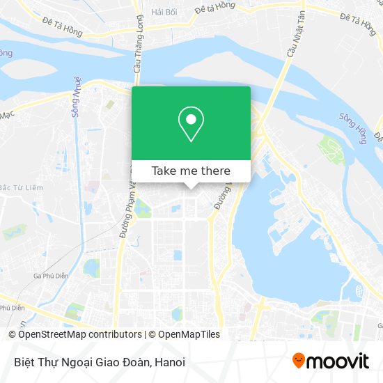 Biệt Thự Ngoại Giao Đoàn map