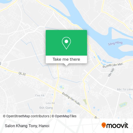 Salon Khang Tony map