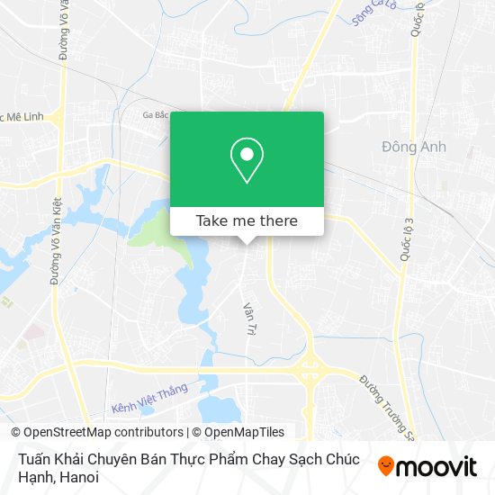 Tuấn Khải Chuyên Bán Thực Phẩm Chay Sạch Chúc Hạnh map