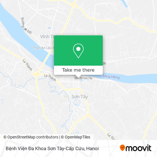 Bệnh Viện Đa Khoa Sơn Tây-Cấp Cứu map