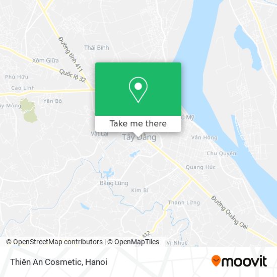 Thiên An Cosmetic map