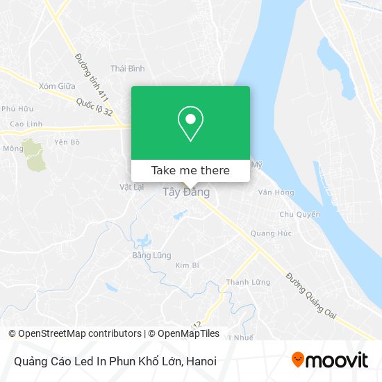 Quảng Cáo Led In Phun Khổ Lớn map