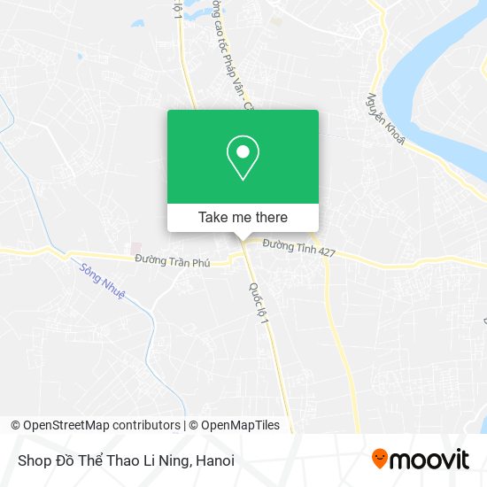 Shop Đồ Thể Thao Li Ning map