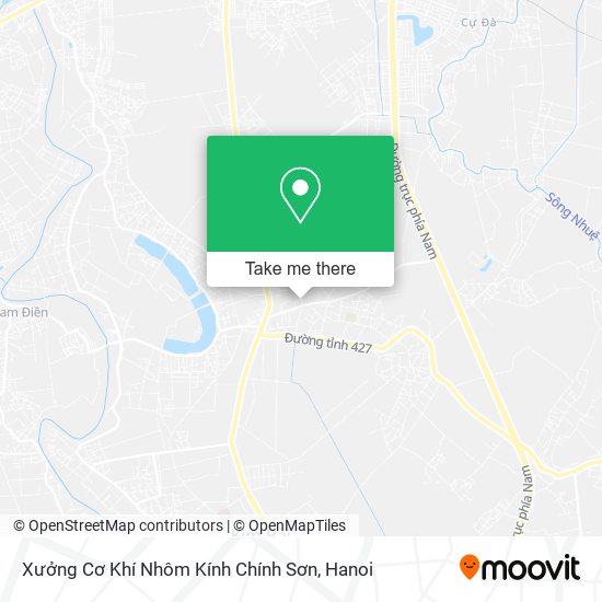 Xưởng Cơ Khí Nhôm Kính Chính Sơn map