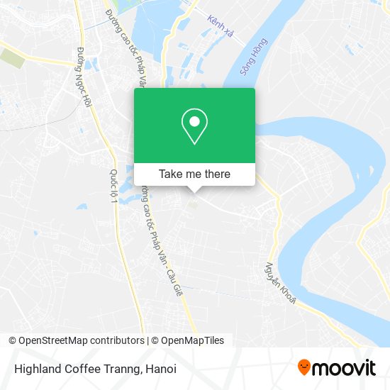 Highland Coffee Tranng map