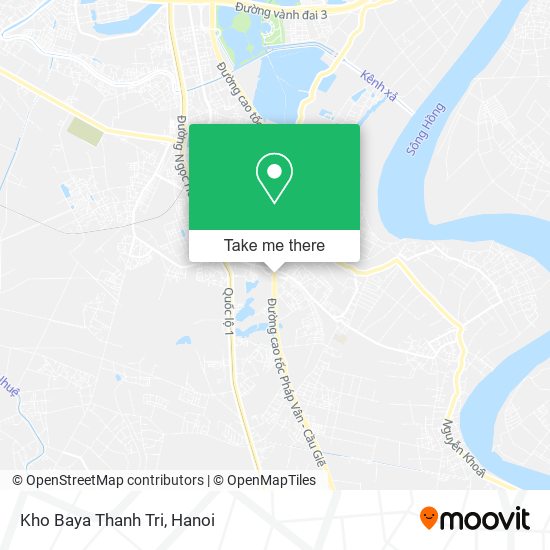 Kho Baya Thanh Tri map