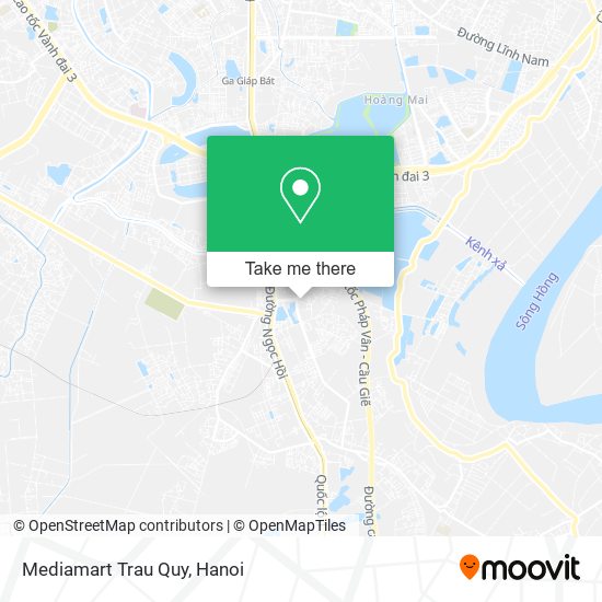 Mediamart Trau Quy map