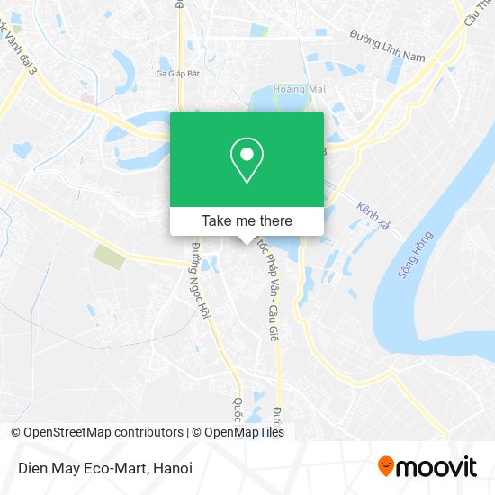 Dien May Eco-Mart map