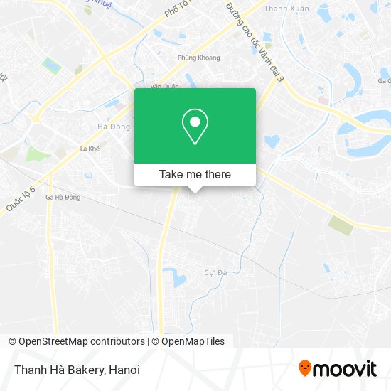 Thanh Hà Bakery map