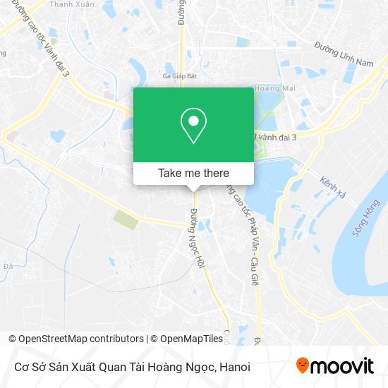 Cơ Sở Sản Xuất Quan Tài Hoàng Ngọc map