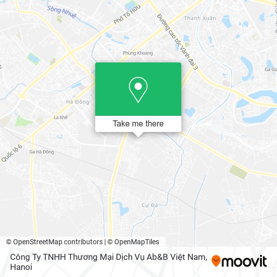 Công Ty TNHH Thương Mại Dịch Vụ Ab&B Việt Nam map