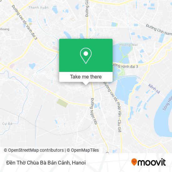 Đền Thờ Chùa Bà Bản Cảnh map