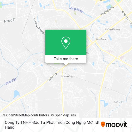 Công Ty TNHH Đầu Tư Phát Triển Công Nghệ Mới Idt map