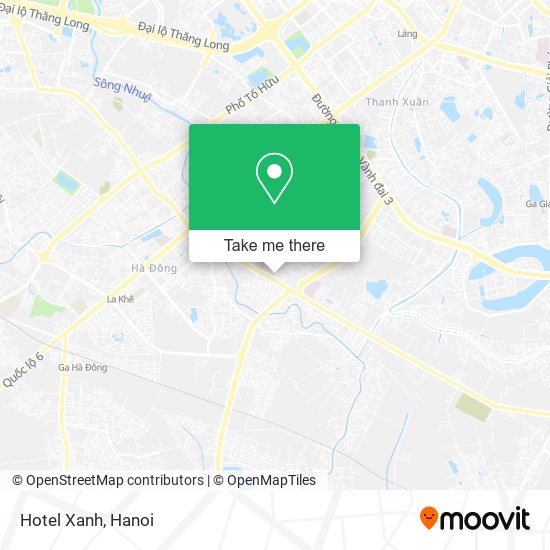 Hotel Xanh map