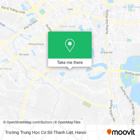 Trường Trung Học Cơ Sở Thanh Liệt map