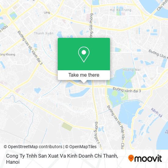 Cong Ty Tnhh San Xuat Va Kinh Doanh Chi Thanh map