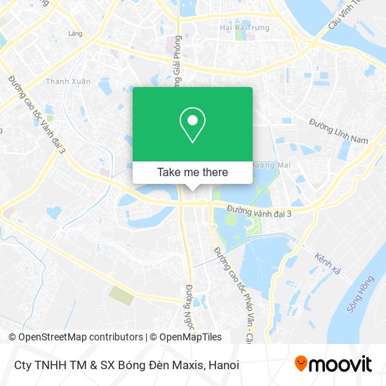 Cty TNHH TM & SX Bóng Đèn Maxis map