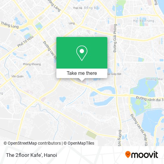 The 2floor Kafe' map