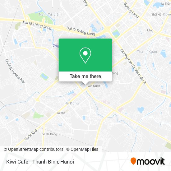 Kiwi Cafe - Thanh Bình map
