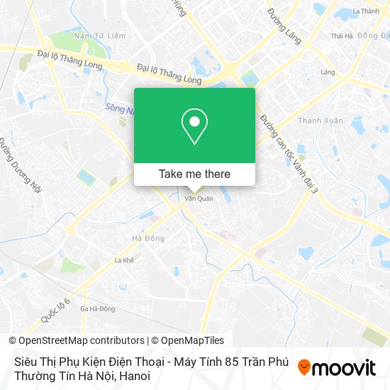 Siêu Thị Phụ Kiện Điện Thoại - Máy Tính 85 Trần Phú Thường Tín Hà Nội map