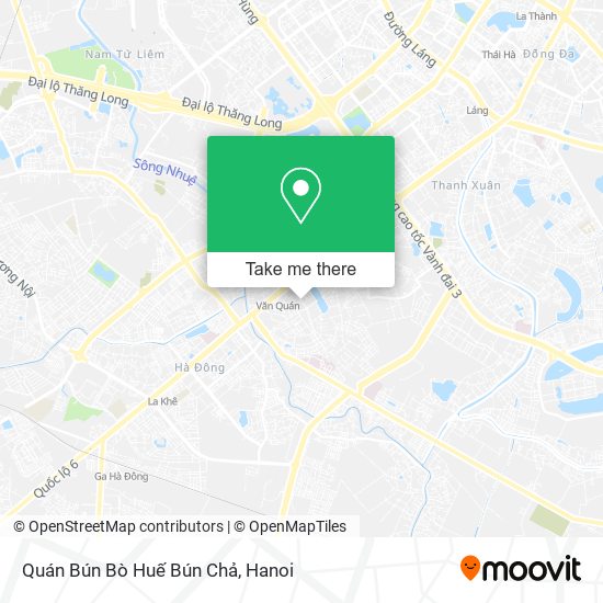 Quán Bún Bò Huế Bún Chả map