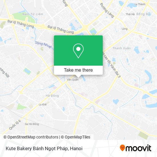 Kute Bakery Bánh Ngọt Pháp map