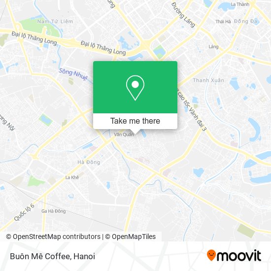 Buôn Mê Coffee map