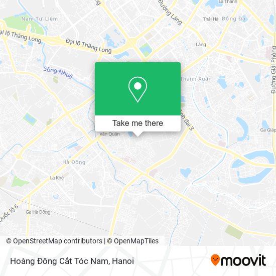 Hoàng Đông Cắt Tóc Nam map