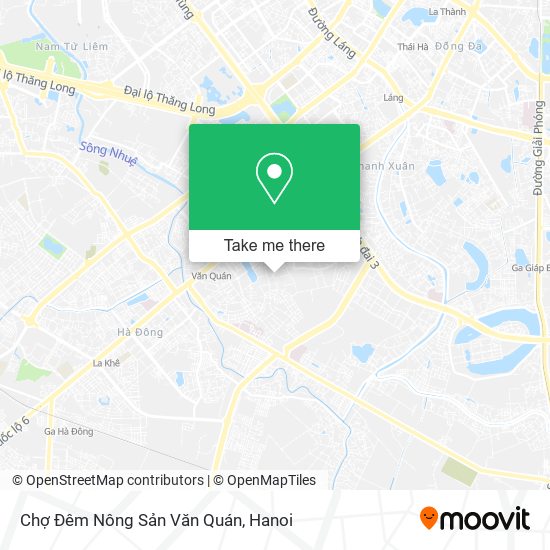 Chợ Đêm Nông Sản Văn Quán map