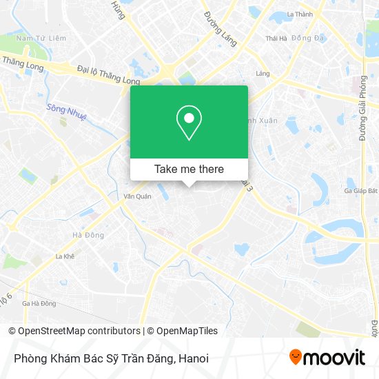 Phòng Khám Bác Sỹ Trần Đăng map