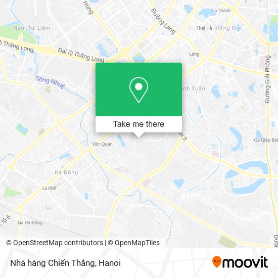 Nhà hàng Chiến Thắng map