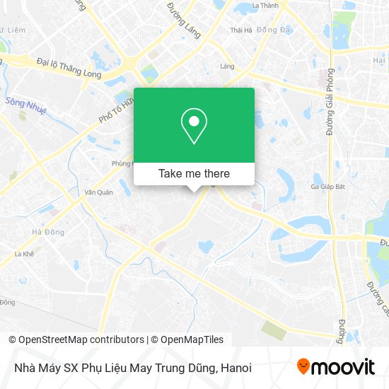 Nhà Máy SX Phụ Liệu May Trung Dũng map